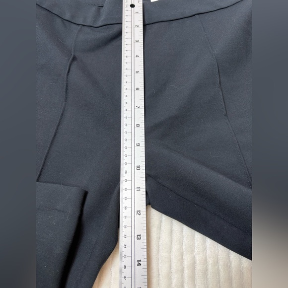 J.Crew Black Ponte Crop Flare Pants Size 10 New With Tags - Picture 6 of 7